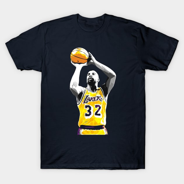 Magic Johnson T-Shirt by Creativedy Stuff